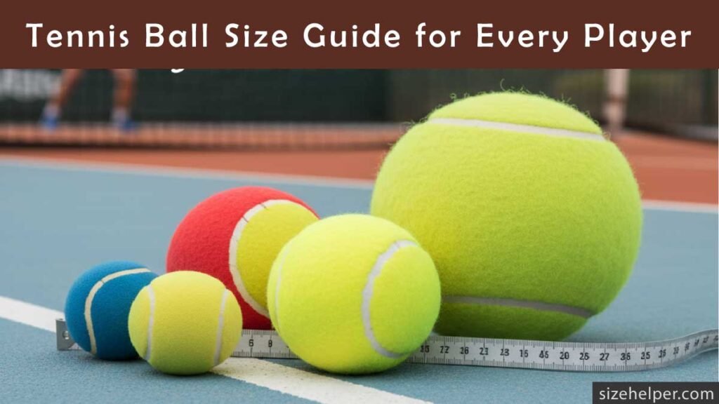 Tennis Ball Size Guide for Every Player