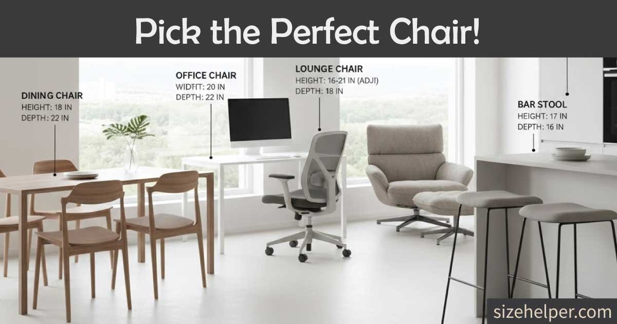Chair Size Guide