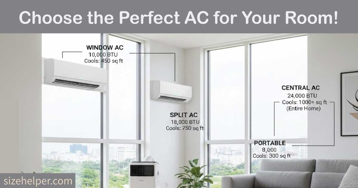 Choose the Perfect AC for Your Room!