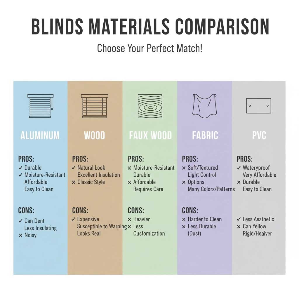 Material & Style Comparison