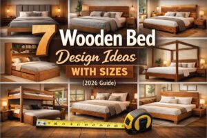 7 Wooden Bed Design Ideas With Sizes