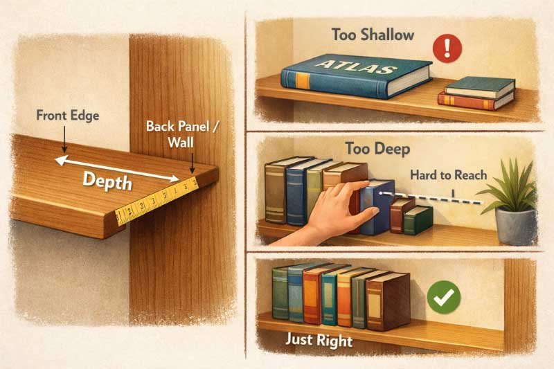 Bookshelf Depth