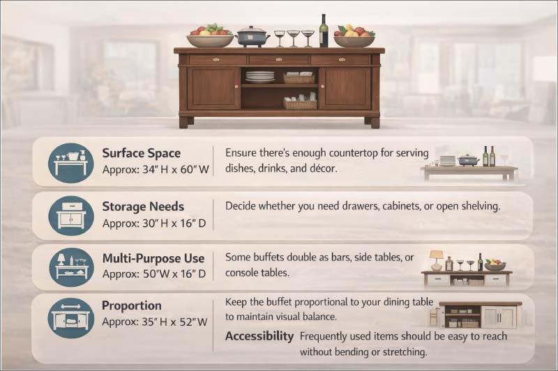 Buffet Table Functionality Tips