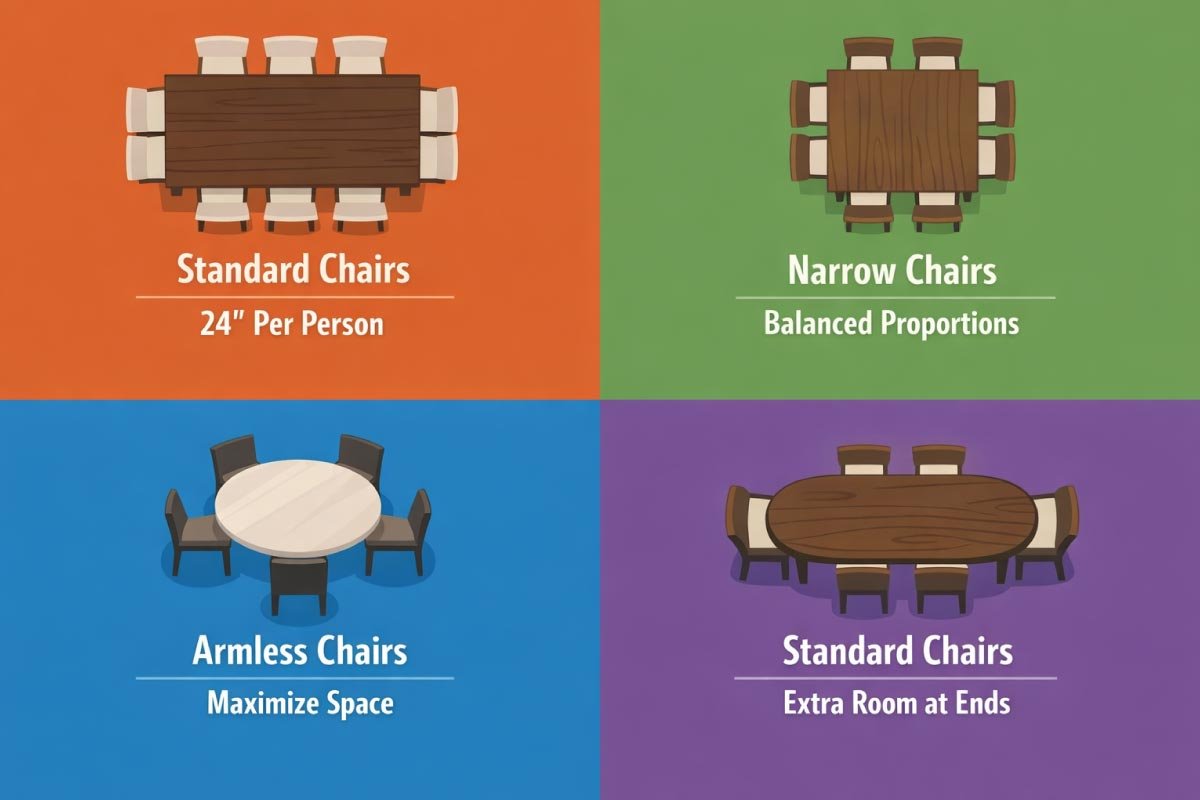 Choosing Chairs for Different Table Shapes