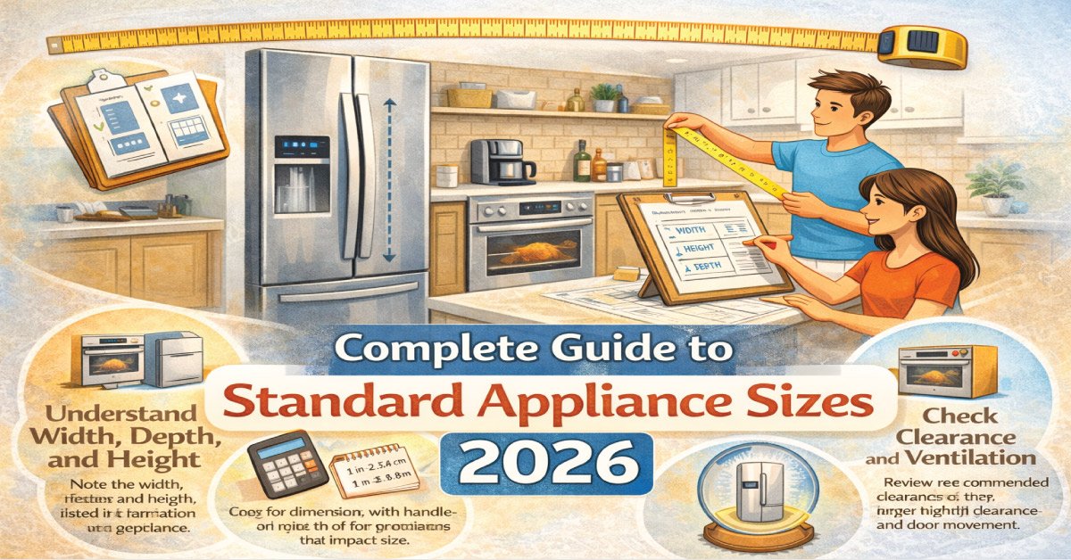 Complete Guide to Standard Appliance Sizes