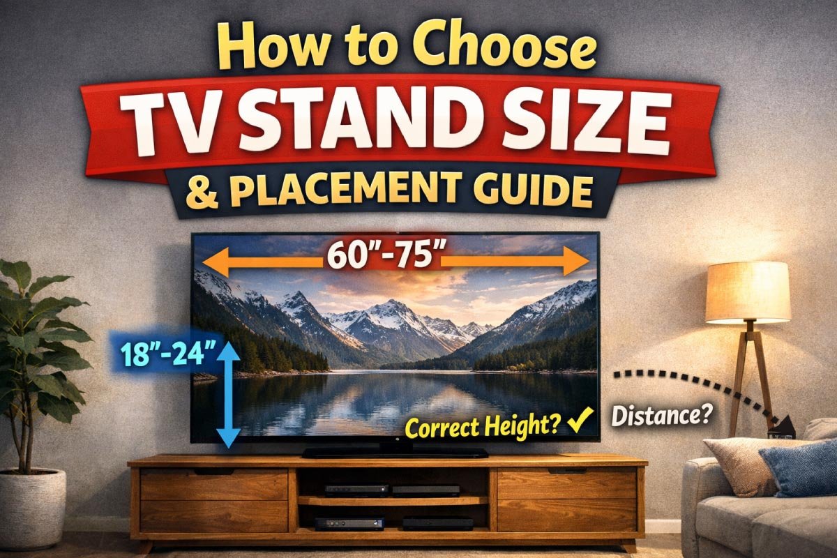 How to Choose TV Stand Size and Placement Guide