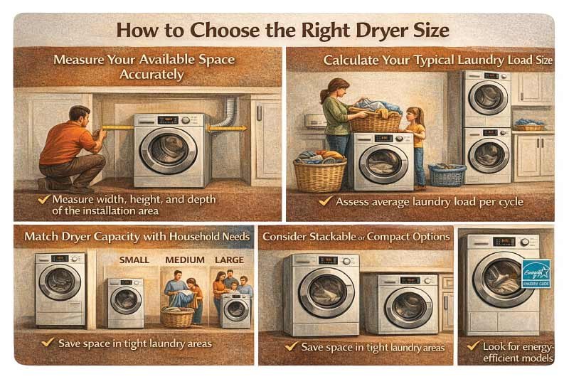 How to Choose the Right Dryer Size