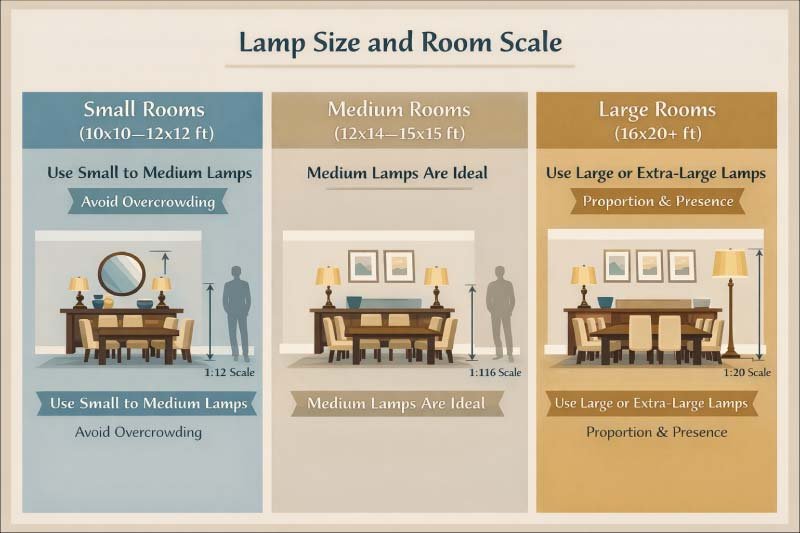 Lamp Size and Room Scale