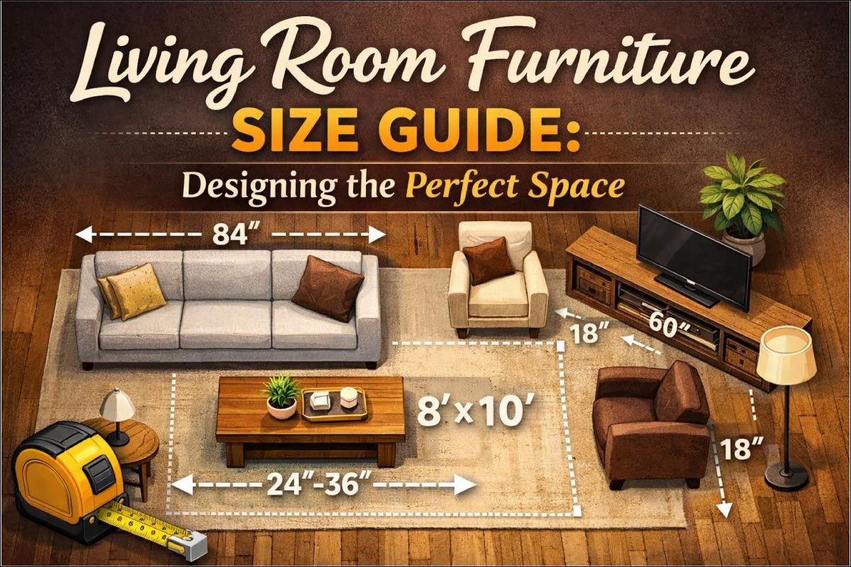 Living Room Furniture Size Guide Designing the Perfect Space