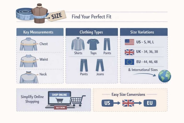Fashion Size Charts Guide 2026: Clothing, Shoes & Accessories Explained ...