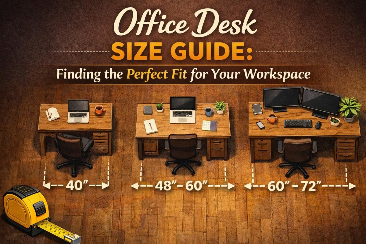 Office Desk Size Guide Finding the Perfect Fit for Your Workspace