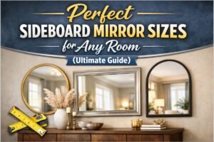 Perfect Sideboard Mirror Sizes for Any Room