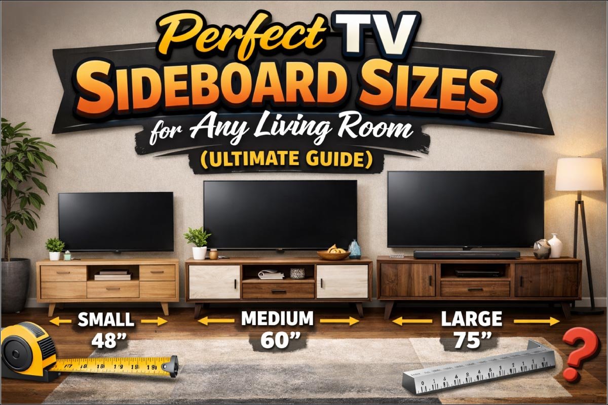 Perfect TV Sideboard Sizes for Any Living Room (Ultimate Guide)