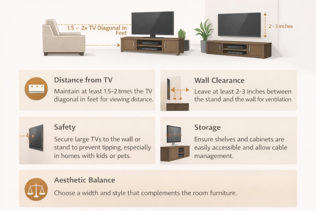 Placement Tips for Your TV Stand