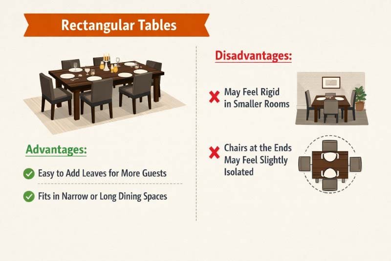 Rectangular Tables