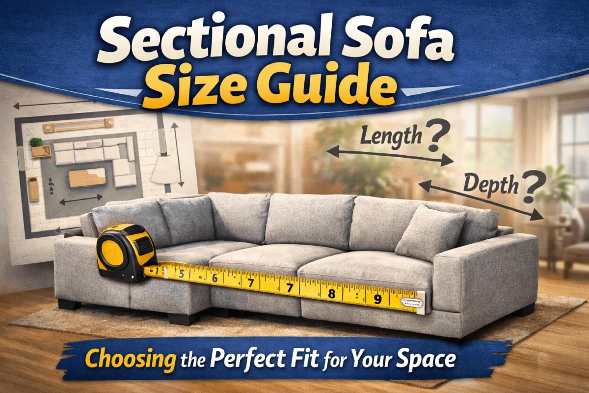 Sectional Sofa Size Guide: Choosing the Perfect Fit for Your Space