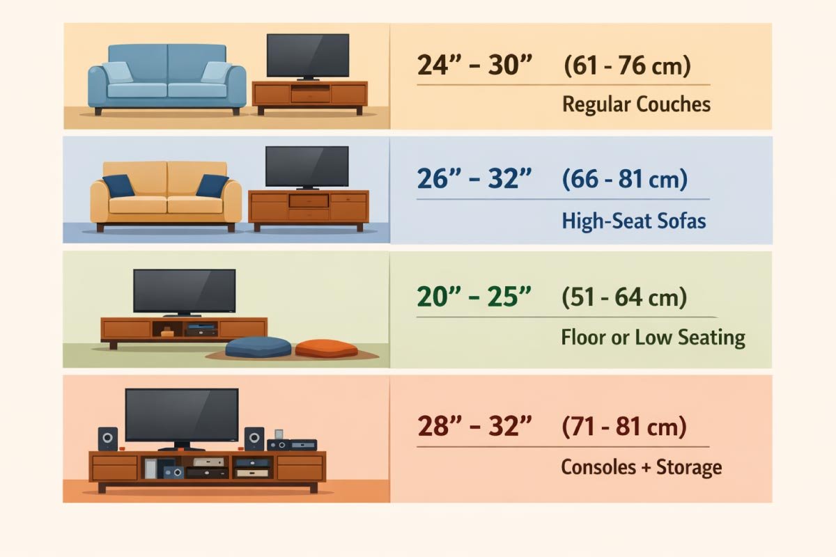 Sideboard Height Guide