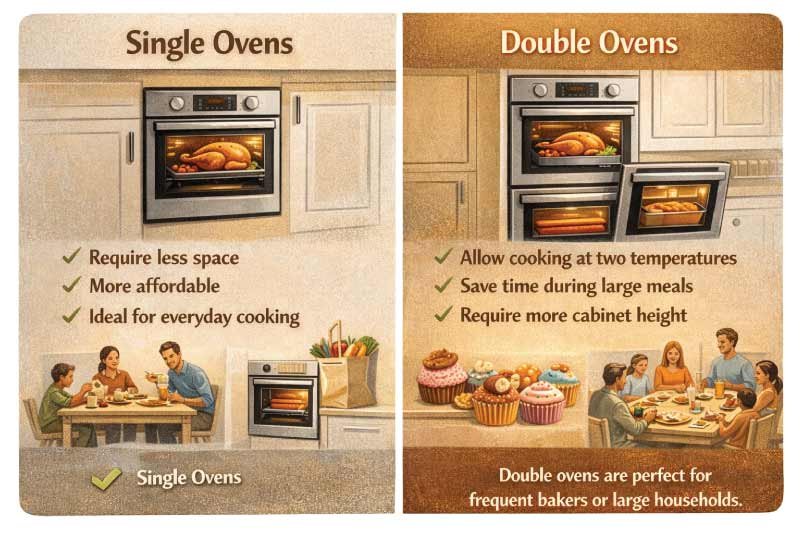 Single vs Double Ovens
