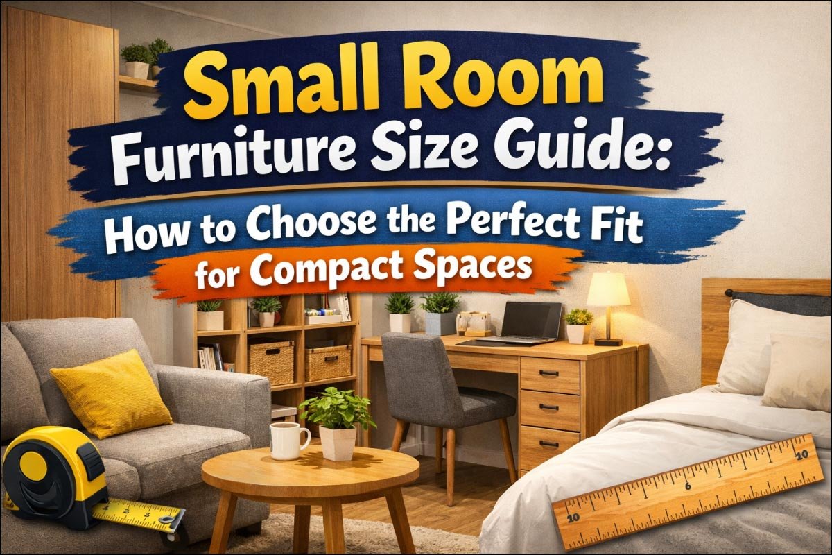 Small Room Furniture Size Guide How to Choose the Perfect Fit for Compact Spaces