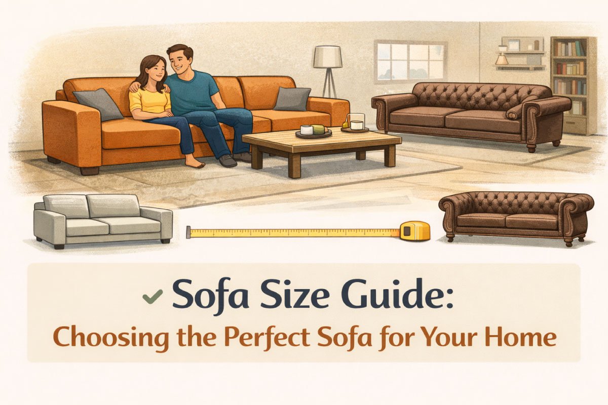 Sofa Size Guide Choosing the Perfect Sofa for Your Home