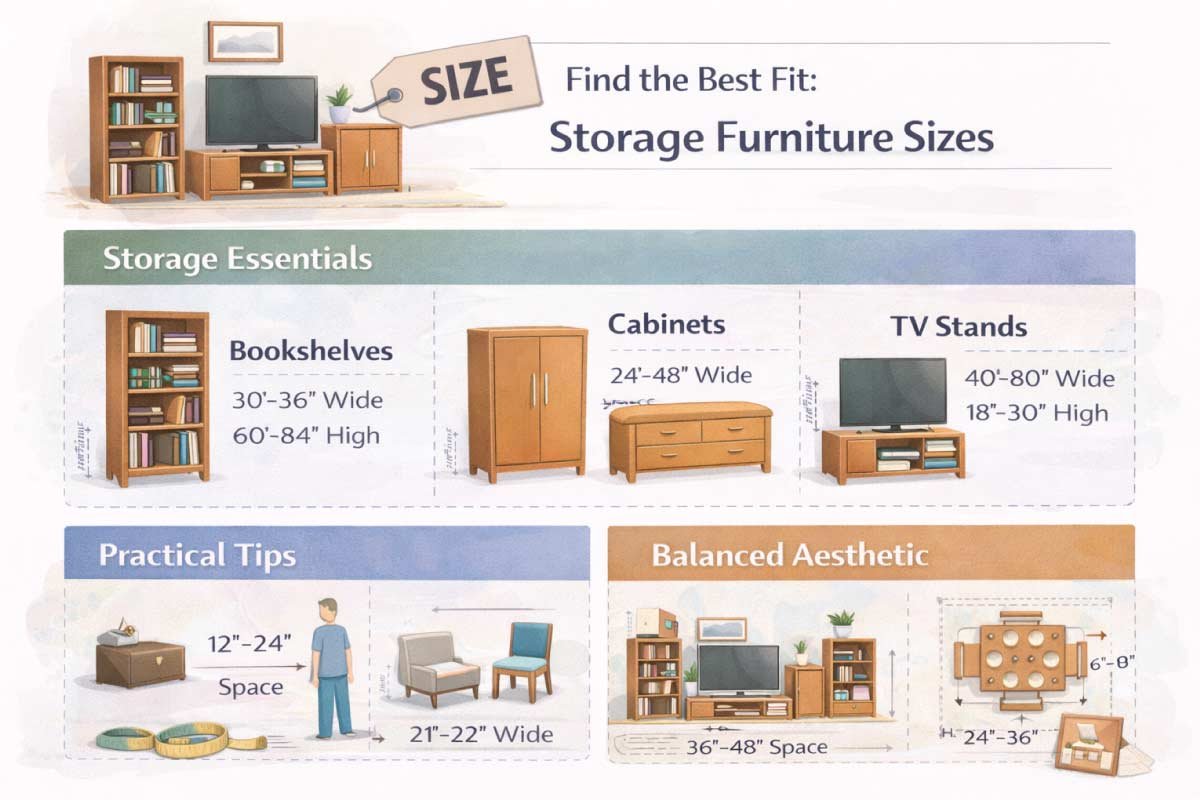 Storage Furniture Sizes