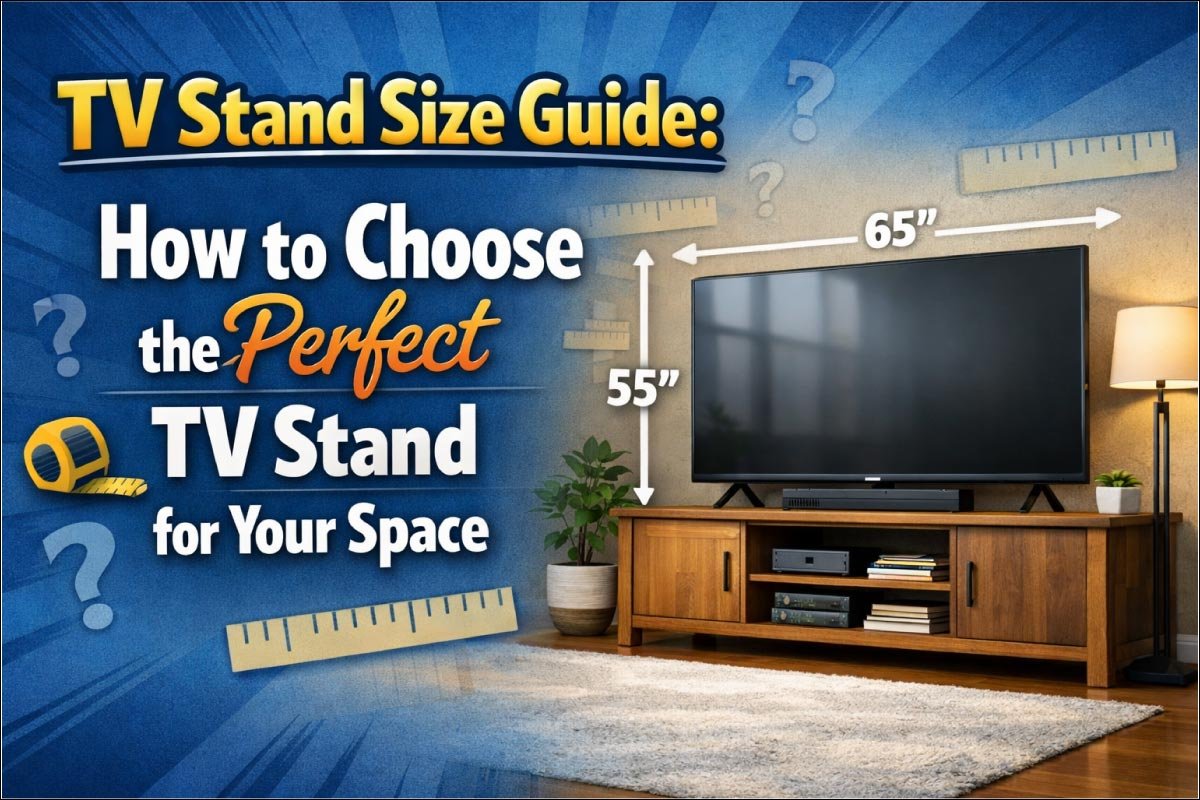 TV Stand Size Guide How to Choose the Perfect TV Stand for Your Space
