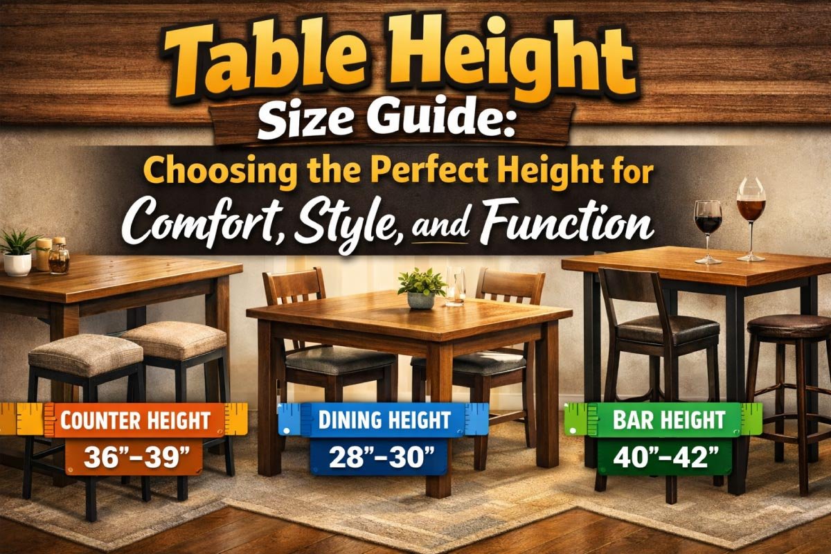 Table Height Size