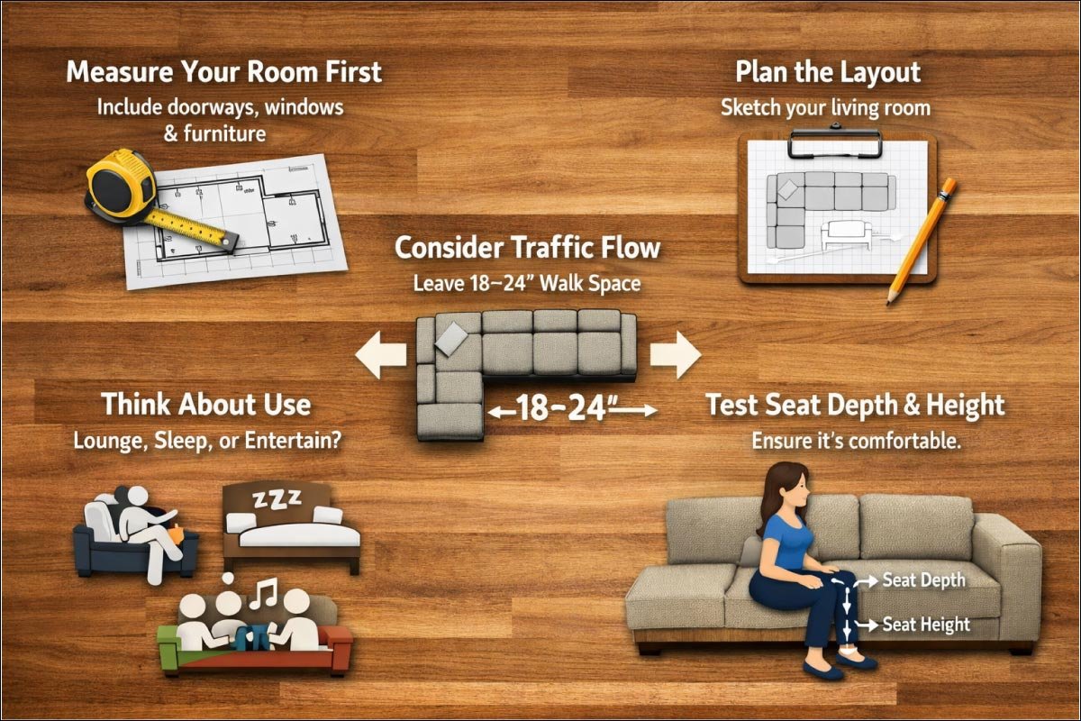Tips for Choosing the Right Sectional Sofa Size