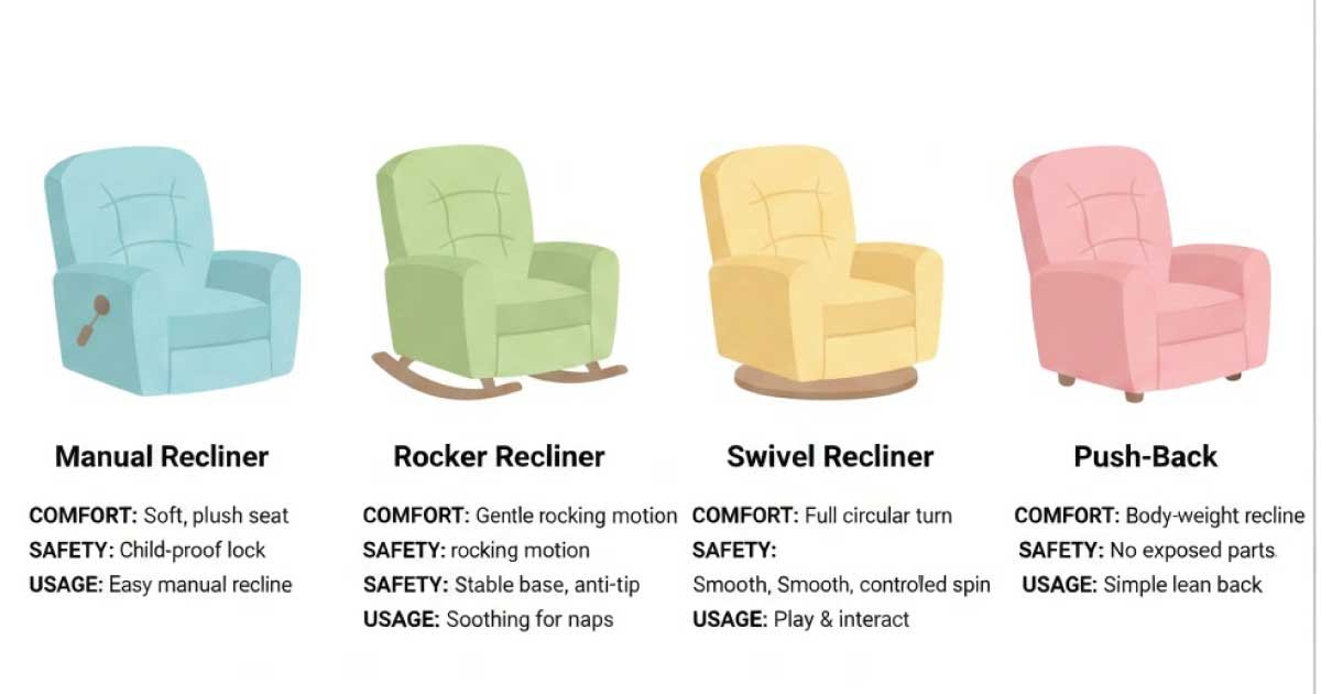 Types of Child Recliners