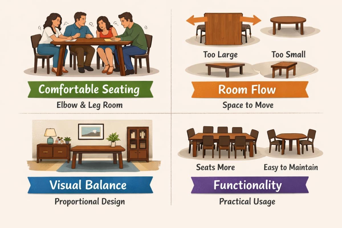 Why Dining Table Size Matters