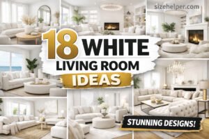 18 white living room ideas