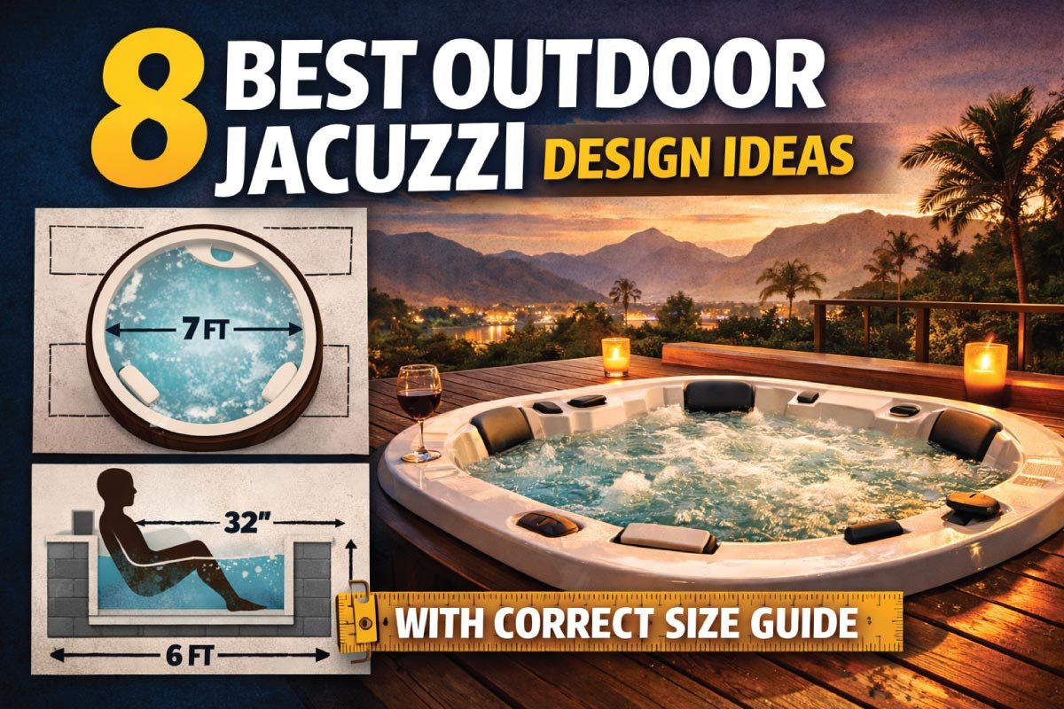 8 Best Outdoor Jacuzzi Design Ideas