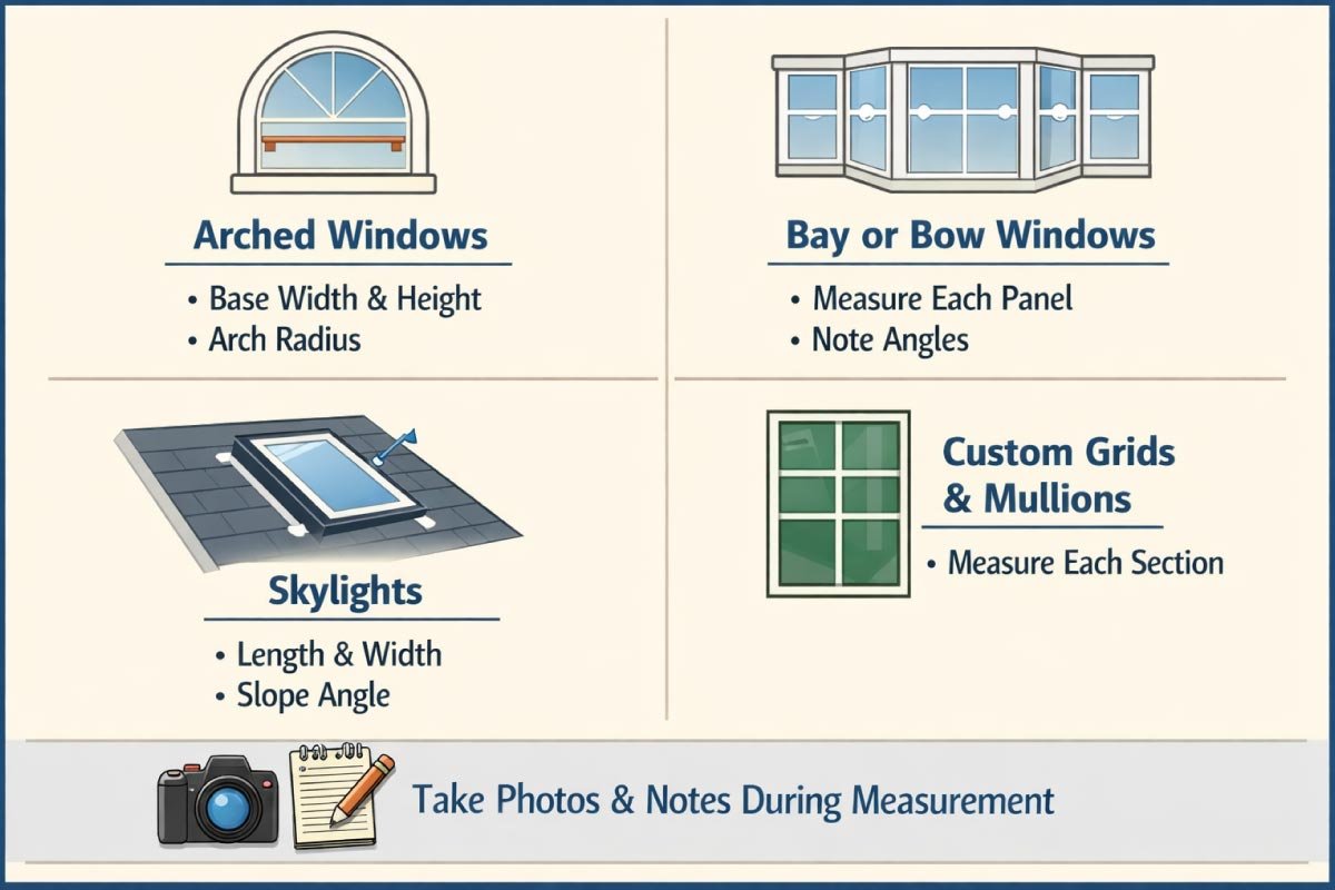 Additional Measurements for Special Windows