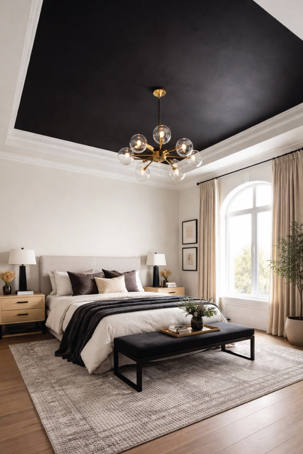 Black Ceiling for a Bold Look DEGIN
