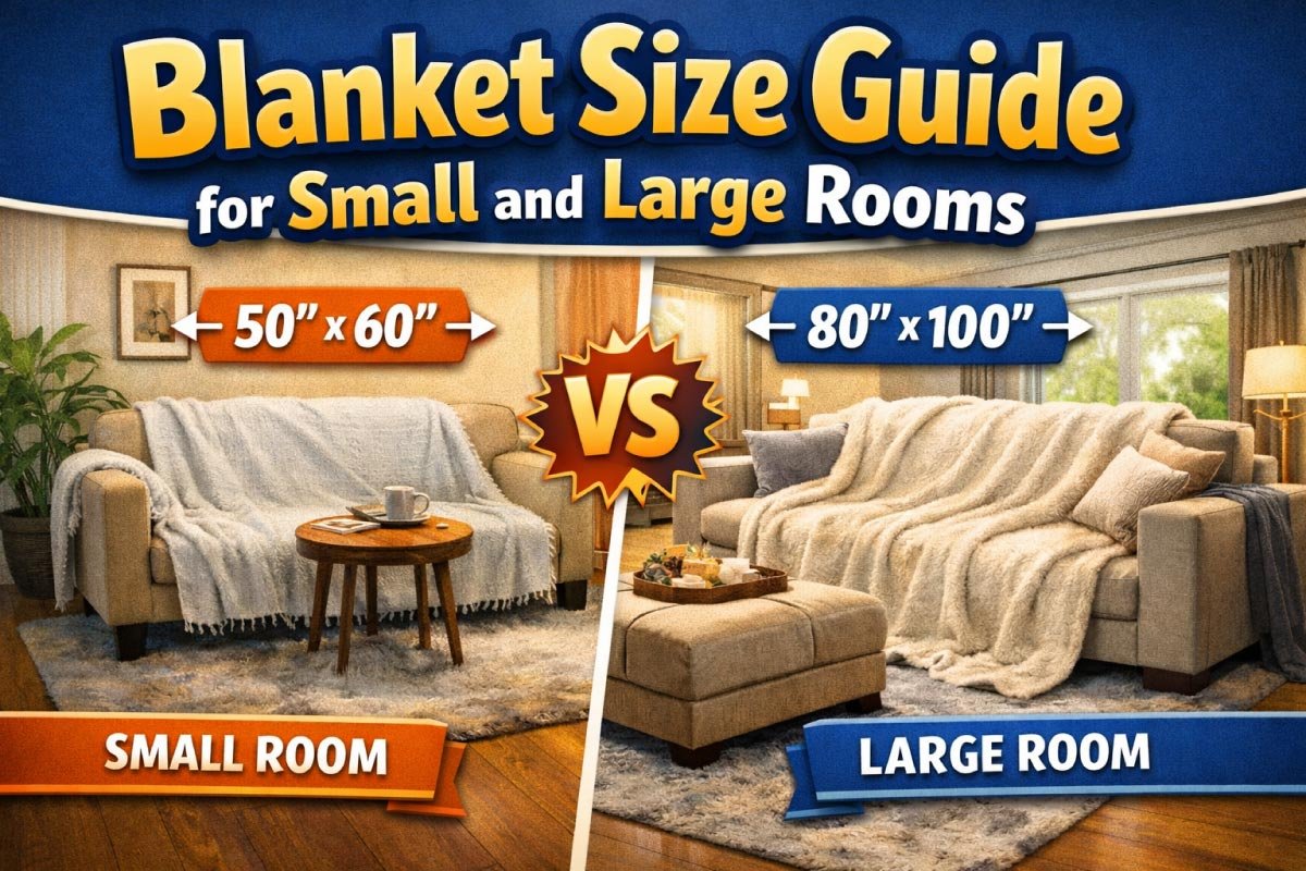 Blanket Size Guide for Small and Large Rooms