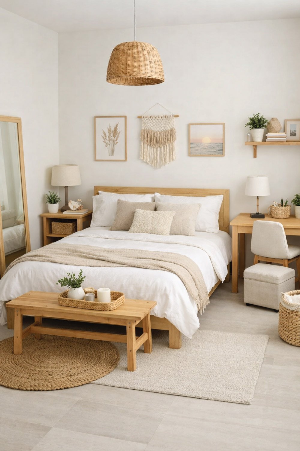 Budget-Friendly Simple Bedroom degin