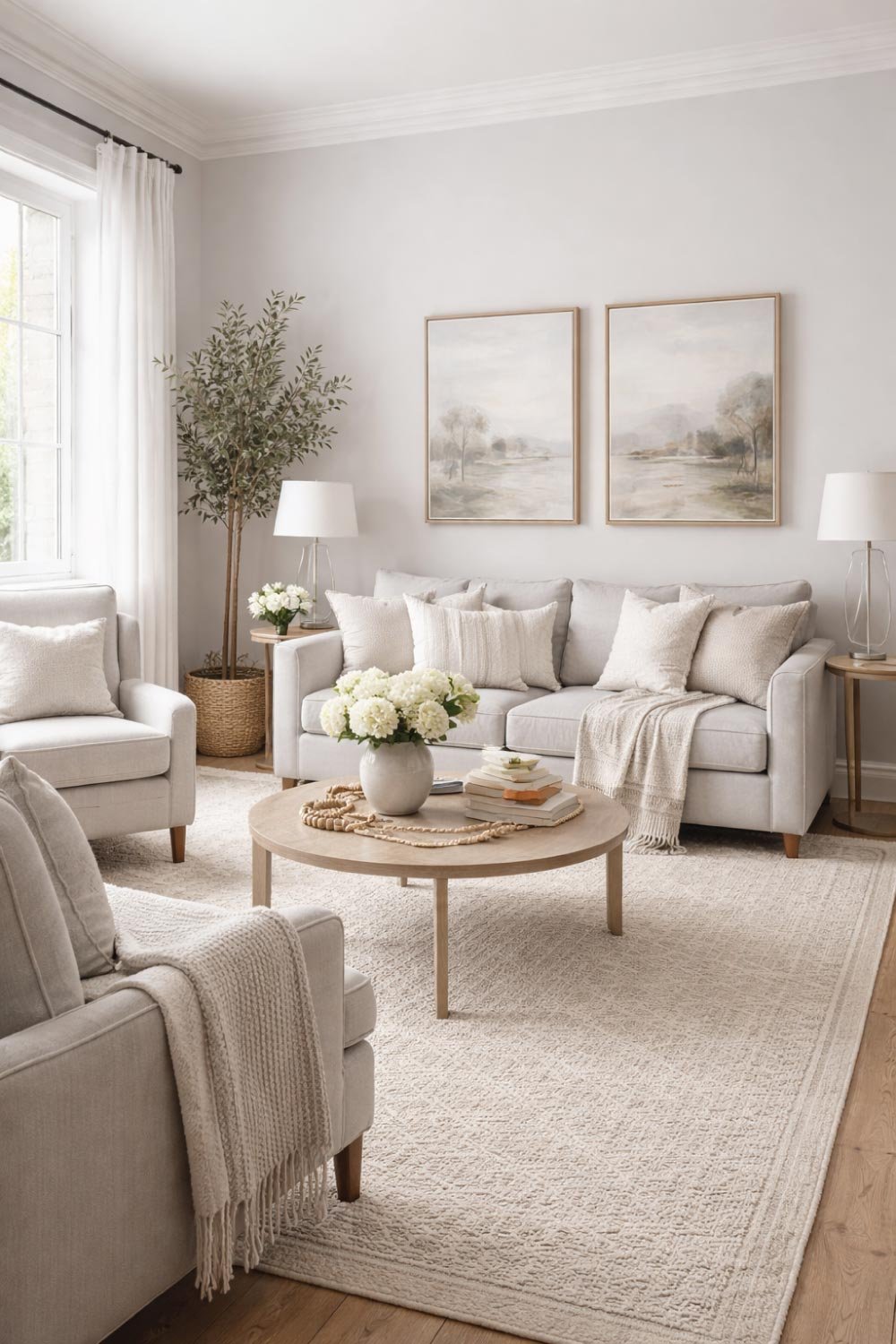 Classic Light Gray Living Room