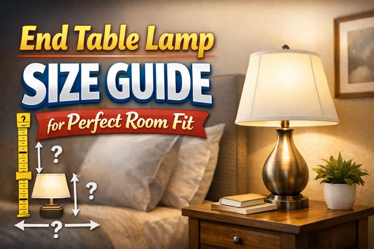 End Table Lamp Size Guide for Perfect Room Fit