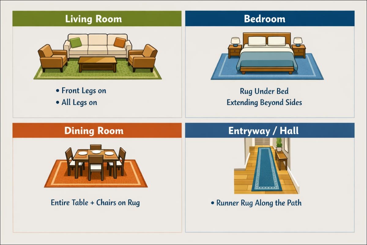 Furniture Layout & Rug Placement Guide