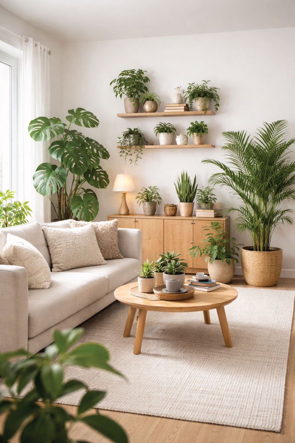 Greenery in the Living Room