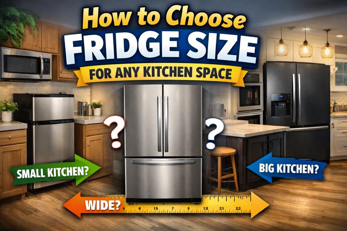 How to Choose Fridge Size for Any Kitchen Space