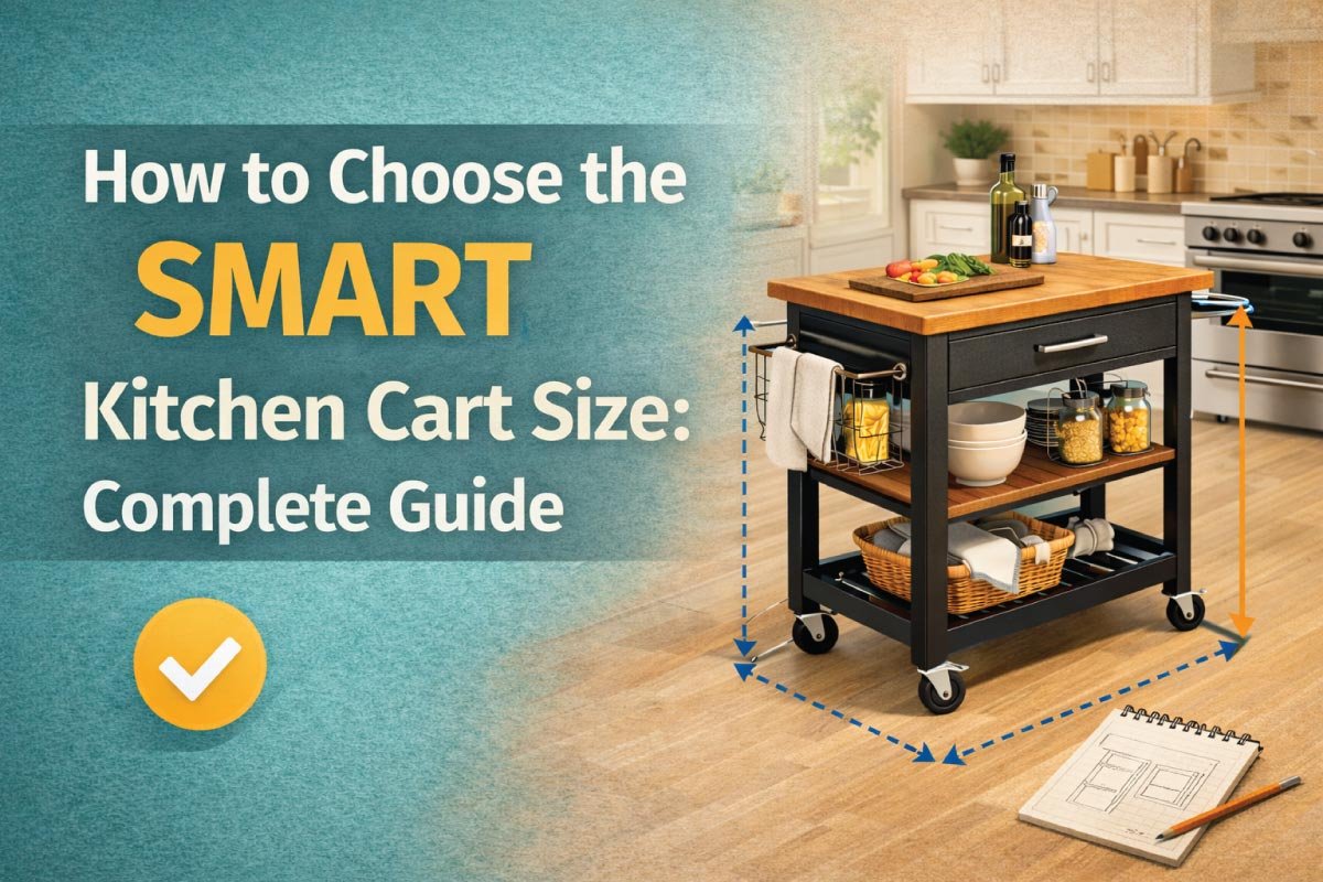 How to Choose the SMART Kitchen Cart Size