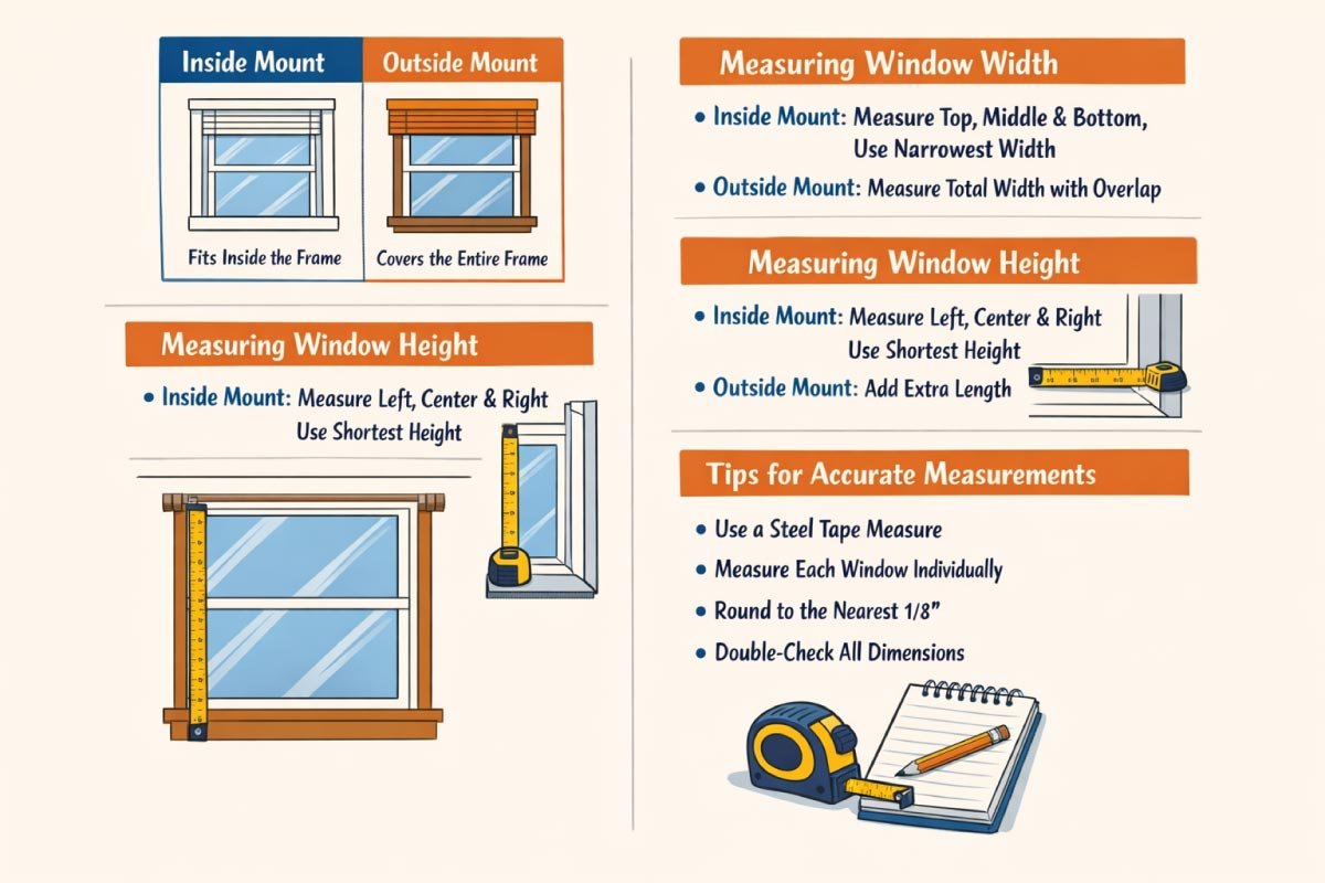 How to Measure for Blinds