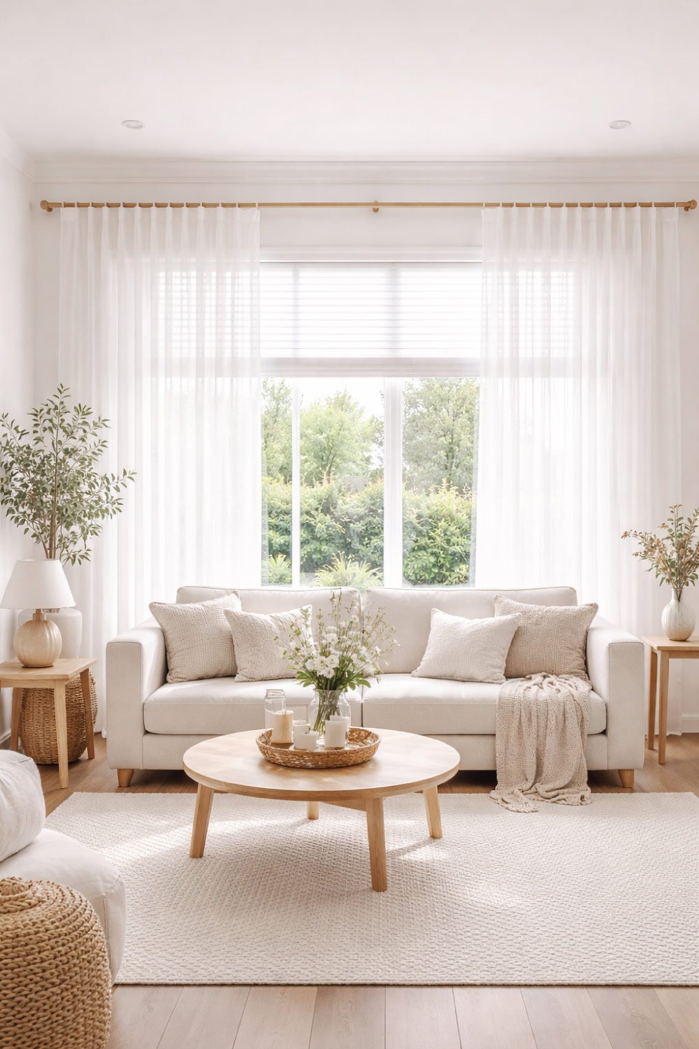 Keep Window Treatments Light
