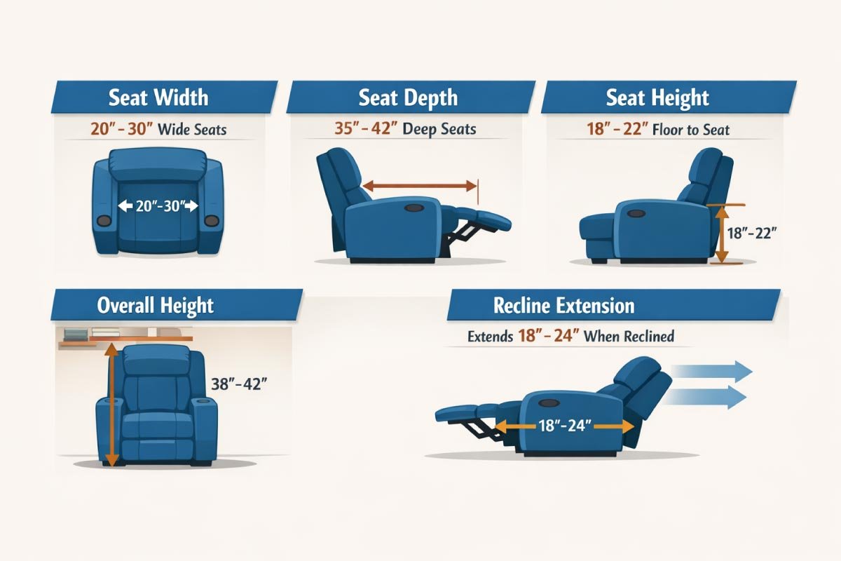 Key Recliner Dimensions to Consider