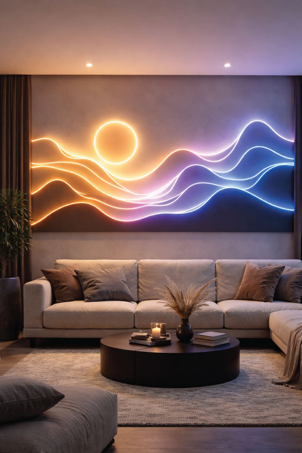 LED Light Wall Art