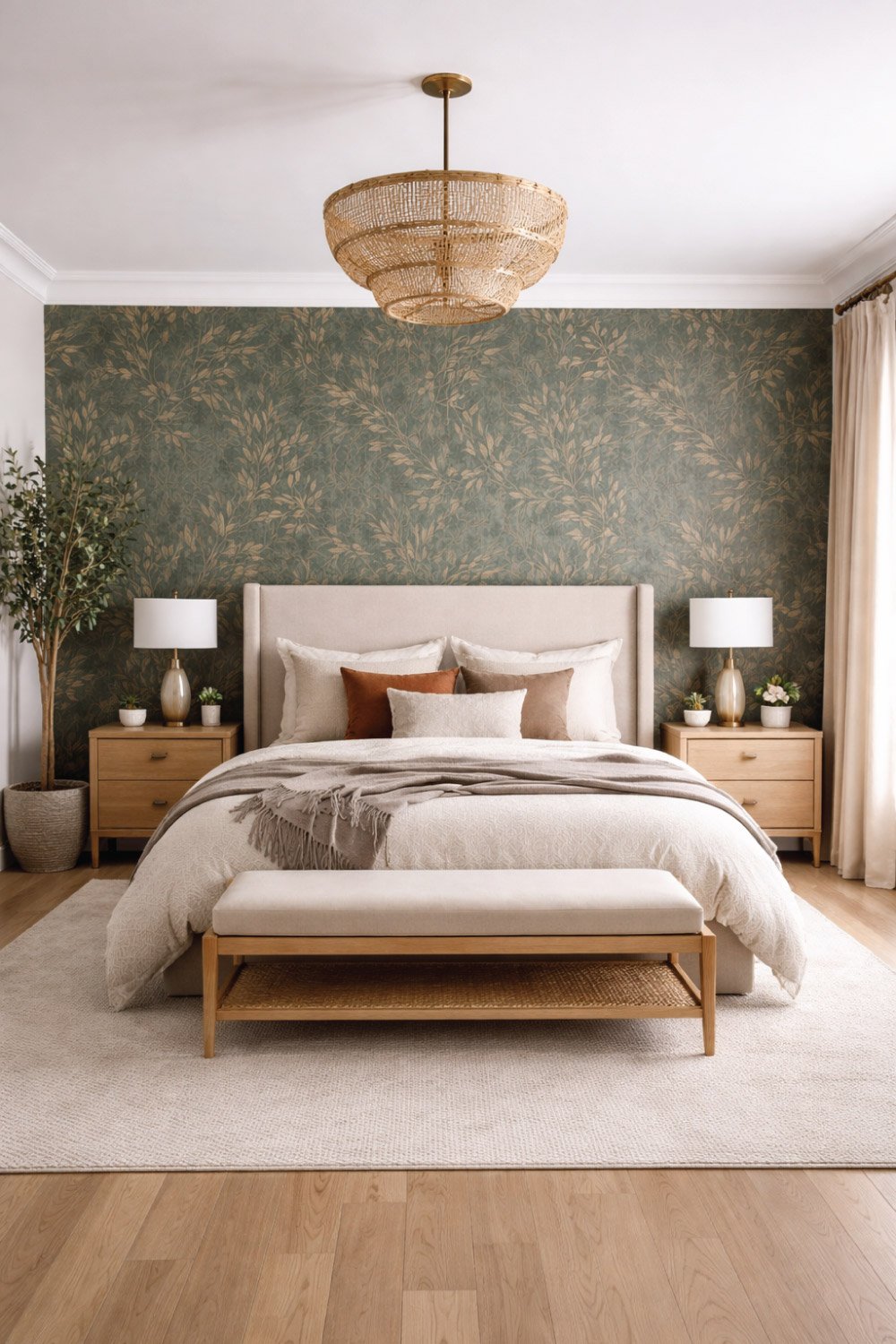 Master Bedroom with Accent Wall DEING