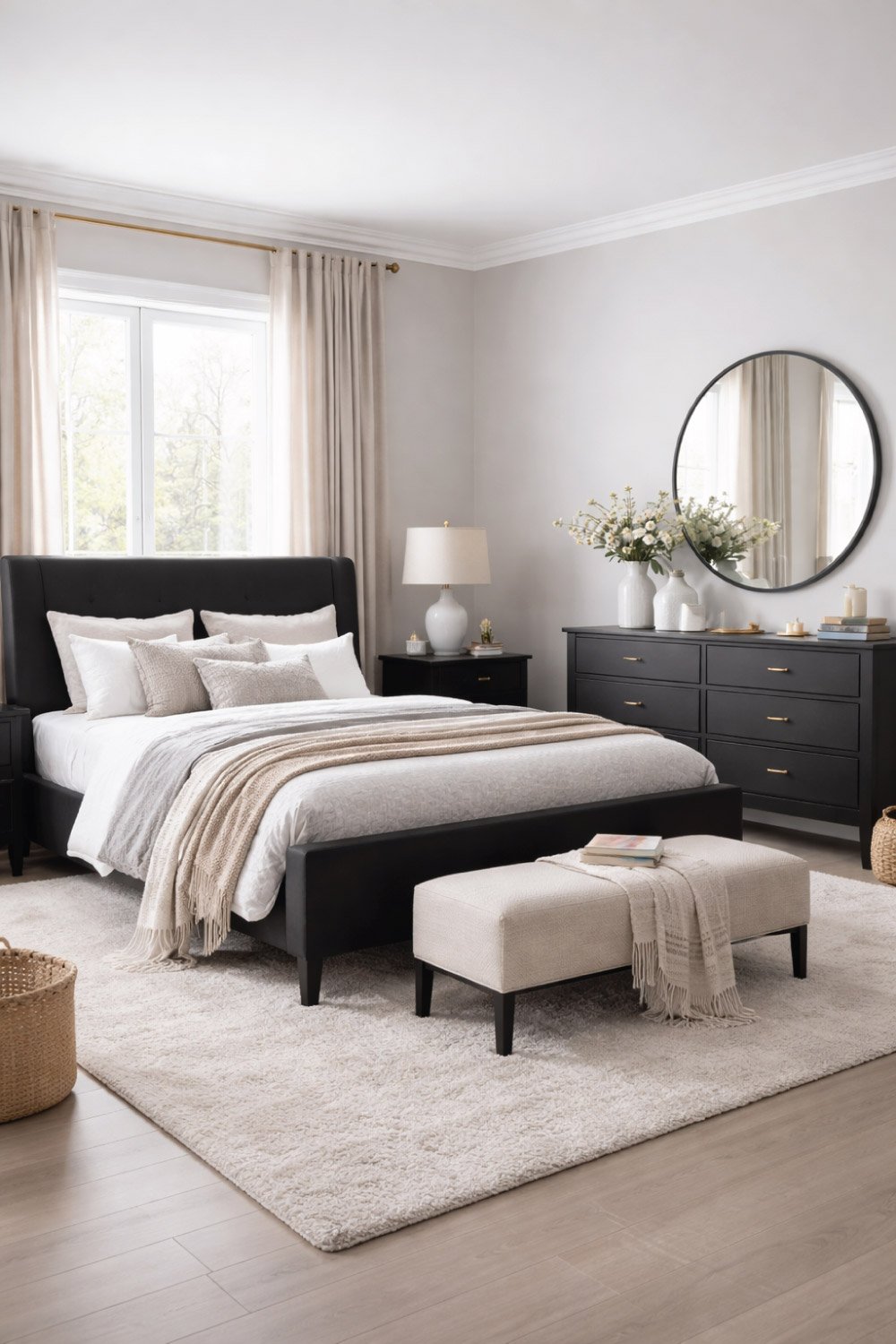 Matte Black Furniture Statement DEGIN