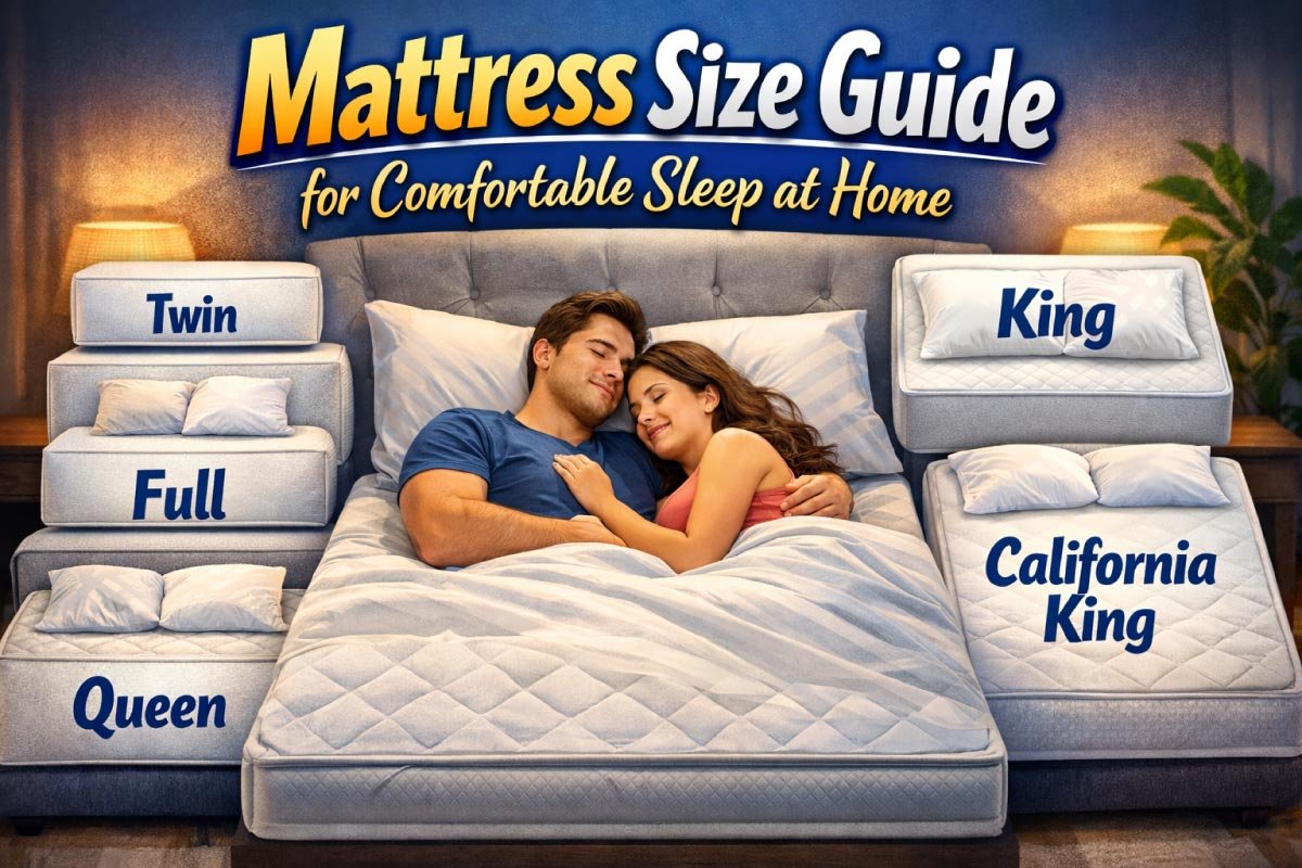 Mattress Size Guide for Comfortable Sleep at Home