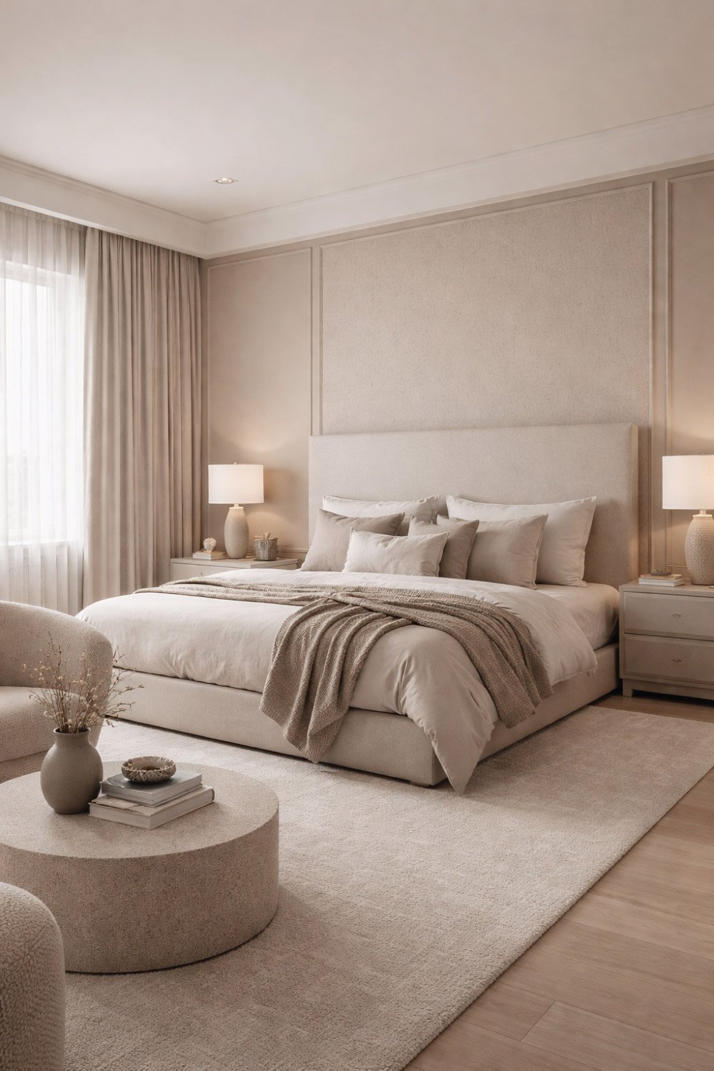 Monochrome Bedroom Design-degin